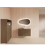 Wastafelonderkast 100cm Ash Gray⎢Gliss Hybris⎢2 softclose lades