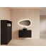 Wastafelonderkast 100cm Black Veneer⎢Gliss Hybris⎢2 softclose lades