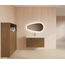 GLISS DESIGN Wastafelonderkast 100cm Castle Brown⎢Gliss Hybris⎢2 softclose lades