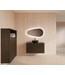 Wastafelonderkast 100cm Charcoal⎢Gliss Hybris⎢2 softclose lades