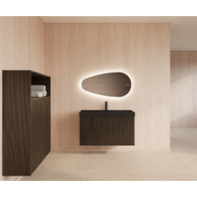 Wastafelonderkast 100cm Charcoal⎢Gliss Hybris⎢2 softclose lades
