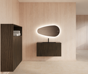 Wastafelonderkast 100cm Charcoal⎢Gliss Hybris⎢2 softclose lades