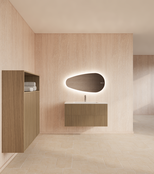 Wastafelonderkast 100cm Corn Silk⎢Gliss Hybris⎢2 softclose lades