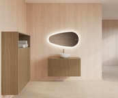 Wastafelonderkast 100cm Corn Silk⎢Gliss Hybris⎢2 softclose lades