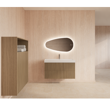 Wastafelonderkast 100cm Corn Silk⎢Gliss Hybris⎢2 softclose lades