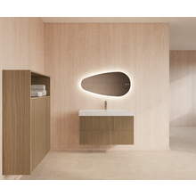 Wastafelonderkast 100cm Corn Silk⎢Gliss Hybris⎢2 softclose lades