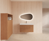 Wastafelonderkast 100cm Pure⎢Gliss Hybris⎢2 softclose lades