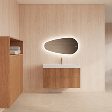 Wastafelonderkast 100cm Pure⎢Gliss Hybris⎢2 softclose lades