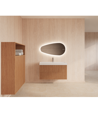 GLISS DESIGN Wastafelonderkast 100cm Pure⎢Gliss Hybris⎢2 softclose lades