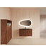 Wastafelonderkast 100cm Walnut⎢Gliss Hybris⎢2 softclose lades