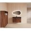 GLISS DESIGN Wastafelonderkast 100cm Walnut⎢Gliss Hybris⎢2 softclose lades