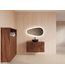 Wastafelonderkast 100cm Walnut⎢Gliss Hybris⎢2 softclose lades