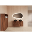 Wastafelonderkast 120cm Walnut⎢Gliss Hybris⎢2 softclose lades