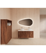 Wastafelonderkast 120cm Walnut⎢Gliss Hybris⎢2 softclose lades