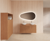 Wastafelonderkast 120cm Pure⎢Gliss Hybris⎢2 softclose lades