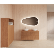 Wastafelonderkast 120cm Pure⎢Gliss Hybris⎢2 softclose lades