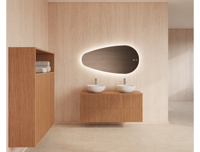 Wastafelonderkast 120cm Pure⎢Gliss Hybris⎢2 softclose lades
