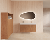 Wastafelonderkast 120cm Pure⎢Gliss Hybris⎢2 softclose lades