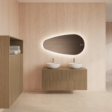 Wastafelonderkast 120cm Corn Silk⎢Gliss Hybris⎢2 softclose lades