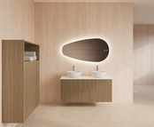 Wastafelonderkast 120cm Corn Silk⎢Gliss Hybris⎢2 softclose lades Wastafelonderkast 120cm Corn Silk⎢Gliss Hybris⎢2 softclose lades