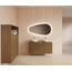 GLISS DESIGN Wastafelonderkast 120cm Castle Brown⎢Gliss Hybris⎢2 softclose lades