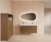 Wastafelonderkast 120cm Castle Brown⎢Gliss Hybris⎢2 softclose lades Wastafelonderkast 120cm Castle Brown⎢Gliss Hybris⎢2 softclose lades