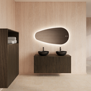 Wastafelonderkast 120cm Charcoal⎢Gliss Hybris⎢2 softclose lades