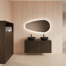 Wastafelonderkast 120cm Charcoal⎢Gliss Hybris⎢2 softclose lades