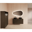 GLISS DESIGN Wastafelonderkast 120cm Charcoal⎢Gliss Hybris⎢2 softclose lades