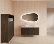 Wastafelonderkast 120cm Charcoal⎢Gliss Hybris⎢2 softclose lades