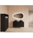 Wastafelonderkast 120cm Black Veneer⎢Gliss Hybris⎢2 softclose lades