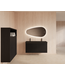 Wastafelonderkast 120cm Black Veneer⎢Gliss Hybris⎢2 softclose lades