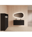 Wastafelonderkast 120cm Black Veneer⎢Gliss Hybris⎢2 softclose lades