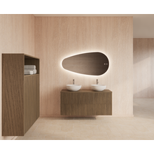 Wastafelonderkast 120cm Ash Gray⎢Gliss Hybris⎢2 softclose lades