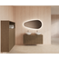 GLISS DESIGN Wastafelonderkast 120cm Ash Gray⎢Gliss Hybris⎢2 softclose lades