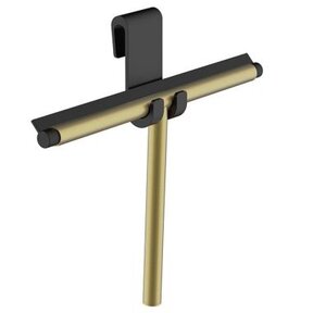 Raamwisser Geborsteld Messing⎢Wiesbaden Alonzo Douchewisser met flexibele glashaak - 28.9023