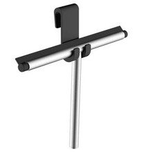 Raamwisser Geborsteld RVS⎢Wiesbaden Alonzo Douchewisser met flexibele glashaak - 28.9022