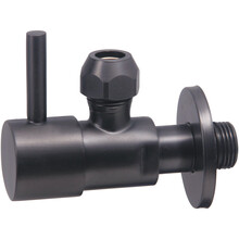 Hoekstopkraan Minimal Gunmetal 3/8" x 3/8" of knel 10 mm - 22.3618