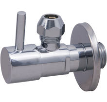 Hoekstopkraan Minimal Chroom 1/2" x 3/8" of knel 10 mm - 22.3610