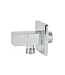 Hoekstopkraan Square Chroom 1/2" x 3/8" met knel 10 mm - 22.3612