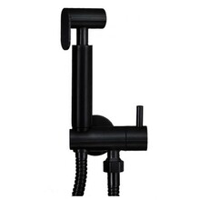 Wiesbaden Bidetset Mat Zwart met handdouche en doucheslang 1/2" - 29.4311