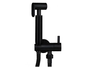 Wiesbaden Bidetset Mat Zwart met handdouche en doucheslang 1/2" - 29.4311