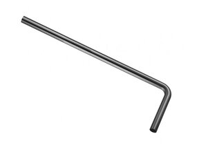 Wiesbaden Vloerbuis Gunmetal - 75 x 22 x 3,2 cm  - 33.3559