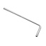 Wiesbaden Wiesbaden Vloerbuis Chroom - 75 x 22 x 3,2 cm - 33.3542