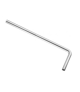 Wiesbaden Wiesbaden Vloerbuis Wit - 75 x 22 x 3,2 cm - 33.3547