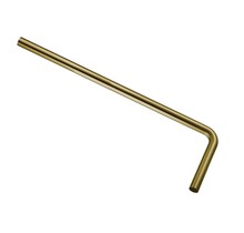 Wiesbaden Vloerbuis Geborsteld Messing - 75 x 22 x 3,2 cm - 33.3553