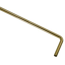 Wiesbaden Vloerbuis Geborsteld Messing - 75 x 22 x 3,2 cm - 33.3553