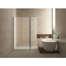 Wiesbaden Draaibare zijwand Comfort 30x200cm⎢10mm Veiligheidsglas nano helder glas/chroom - 20.3842