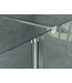 Aloni Draaibare zijwand Comfort 50x200cm⎢8mm Veiligheidsglas nano helder glas/chroom