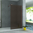 ALONI Aloni Douchewand 140cm Champagne Brons Glas koper profiel - 8mm anti-kalk